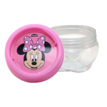 Imagem de Pote Lanche Infantil Gira e Trava 155ml - Plasutil Disney - Plasútil, 