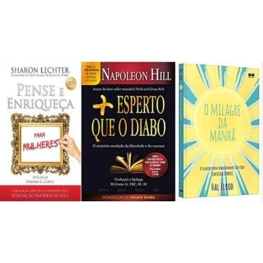 Imagem de KIT 3 LIVROS Pense e enriqueça para mulheres  + Mais esperto que o Dia