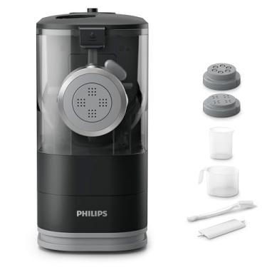 Imagem de Philips HR2371/05 - Máquina de fazer massa e massa (3 pratos intercambiáveis), cor preta