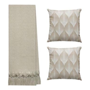 Imagem de Manta Peseira Grande 3 Metros Para Sofá E Cama Decorativa Com 2 Capas 