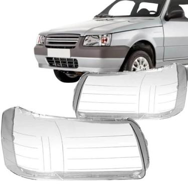 Imagem de Lente Farol Uno Fiorino 2004 A 2010 - Cn, Lado Esquerdo - Motorista