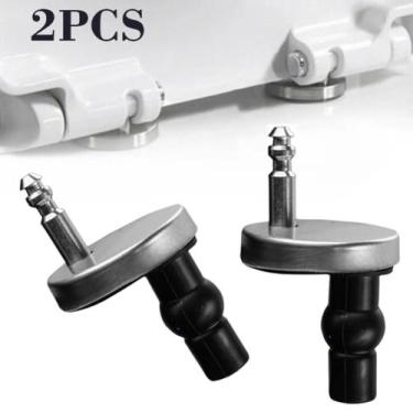 Imagem de Acessórios para Assento de Vaso Sanitário Kit de Fixação com Dobradiça