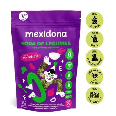 Imagem de Sopa de legumes com brocolis e letras 90g mexidona