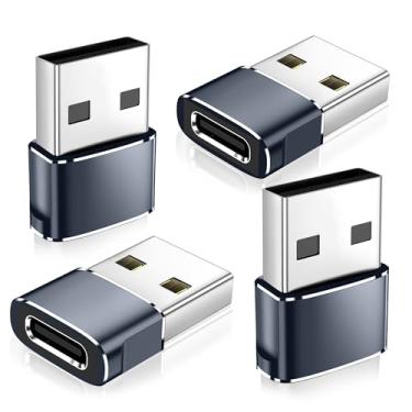 Imagem de Adaptador USB para USB C, conversor OTG para Apple Watch Ultra 8 9 10, iPhone 16 15 14 13 Pro Max, Samsung S24, Nintendo Switch, AirPods, iPad, Carro