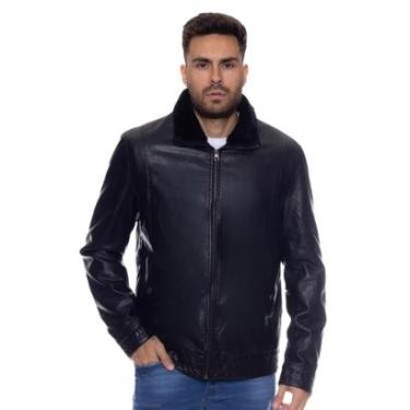 Imagem de Jaqueta Crocker Masculina Gola Pelo PU-Masculino