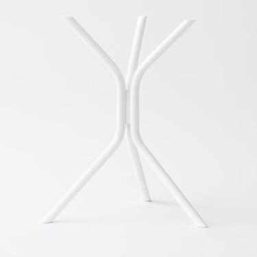 Imagem de Pé Base De Mesa Metal Tampo Quadrado Redondo Quatro Apoios Vidro Grani