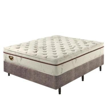 Imagem de Cama Box Casal com Molas Ensacadas Suave Fresh138x188x67cm - Ecoflex