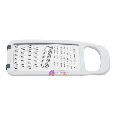 Imagem de Ralador Tramontina Utilitá Em Aço Inox E Abs Com Base Emborrachada Branco Tramontina