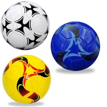 Imagem de 3 Bolas de Futebol Infantil Capotão Praia Campo Society Nº5 67cm Circu