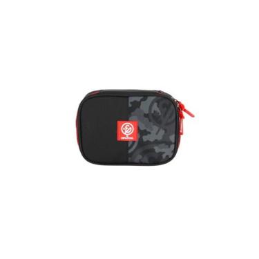 Imagem de Estojo Box Enaldinho Escolar 36 Elásticos Escolar Meninos, Vermelho