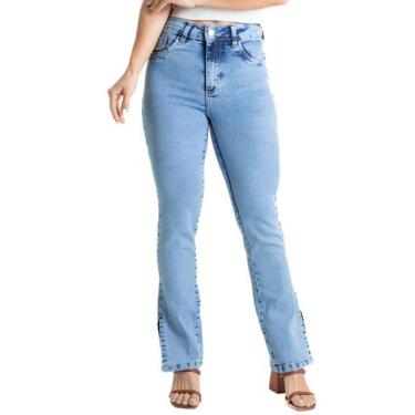 Imagem de Calça Jeans Sawary Reta - 280940 Azul, Azul, 42