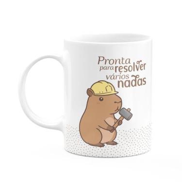 Imagem de Caneca Divertida Capivaras - Pronta para resolver - JPS INFO