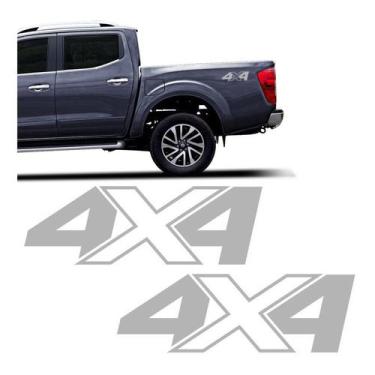 Imagem de Par De Adesivos 4x4 Frontier 2020 Nissan Modelo Original - Resitank, C
