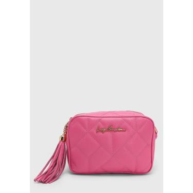 Imagem de Bolsa Transversal Luiza Barcelos Alça Ajustável Rosa Luiza Barcelos 77770626-43 feminino