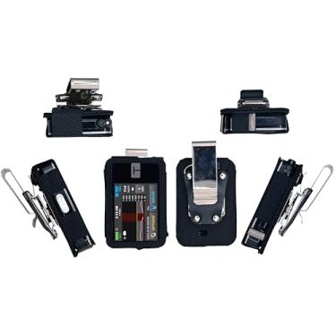 Imagem de usastar-SNK Coldre ajustado com clipe de cinto giratório removível + protetor de tela para bomba de insulina em tandem tandem t: Slim X2 (Vertical-1-Preto)