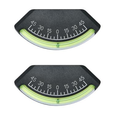 Imagem de huangyunming Inclinômetro - Medidor de nível para veículos off-road, jipe, caminhão, trailer, trailer, trailer ou barco - alta precisão (pacote com 2)