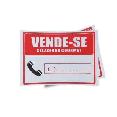 Imagem de Kit 3 Placas sinalização 15x21cm EM PVC PL(155) - Tema: Geladinho 15x2