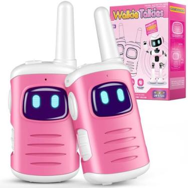 Imagem de Pacote com 2 Walkie Talkies comedyfun Kids para meninas de 3 a 8 anos,