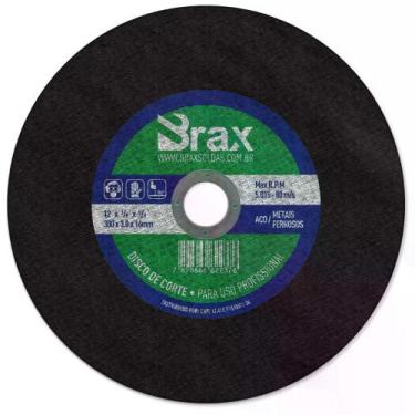 Imagem de Disco de corte para Aço e Materiais Ferrosos 12" 300 x 3.0 x 16mm - Br