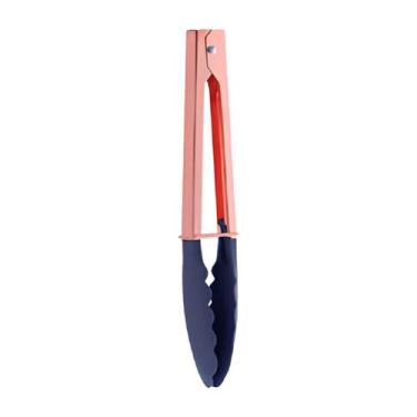 Imagem de Pegador Universal Cozinha 23cm Nylon Azul Cabo Rose - Paramount