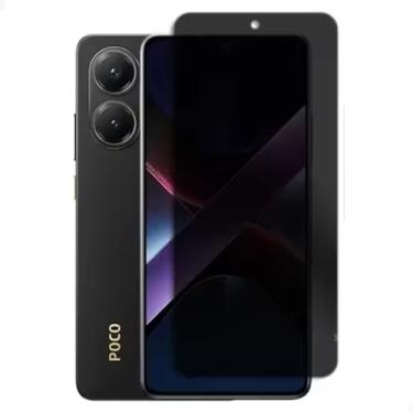 Imagem de [GL CASES] Película Privacidade Xiaomi Poco X7 Pro Anti Risco Película Privativa Poco X7 Pro Vidro Temperado 3D Proteção 9H Pelicula Anti Espião Cobertura Total Da Tela + Kit Limpeza Para Aplicação