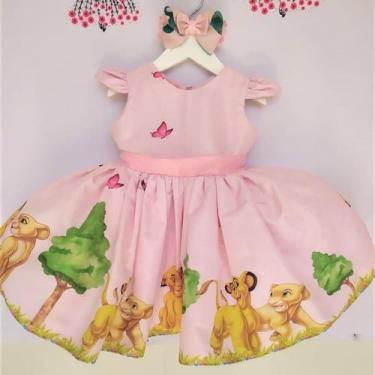 Imagem de Vestido Nala e Simba Infantil Festa Luxo - Fabuloso Ateliê, 1