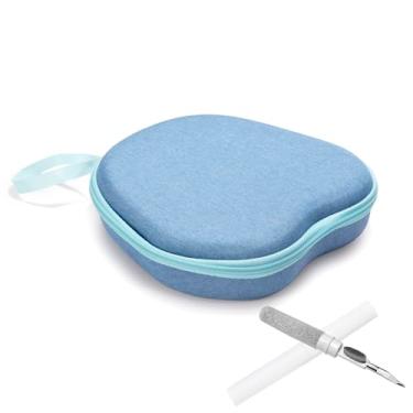 Imagem de Bonsava Capa para fone de ouvido Sony WH-1000XM4 cor pura Bluetooth sem fio bolsa de armazenamento EVA com caneta de limpeza