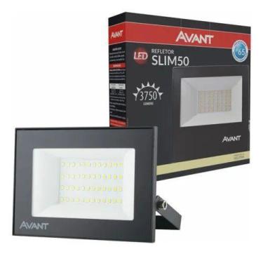 Imagem de Refletor Led Slim  50w 4000k Bivolt 3750lm Avant