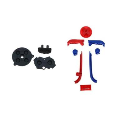 Imagem de Almofada De Borracha Condutiva Para Botão De Teclado GBA D Pad a B L R