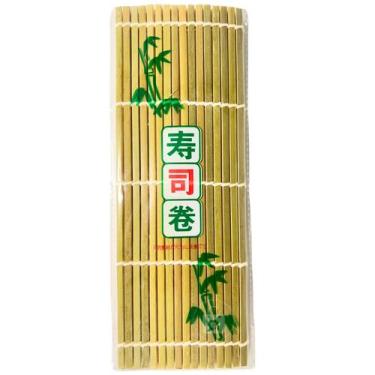 Imagem de Esteira Sushi Mat Bambu Sudare Quadrado 24x24cm - Bamboo Sushi