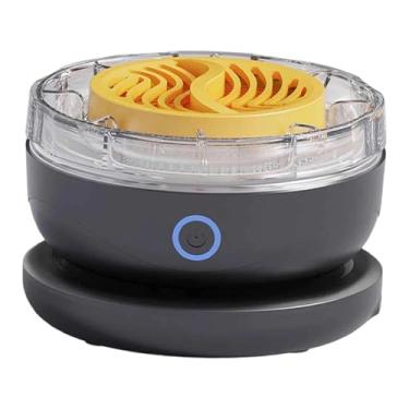 Imagem de FytStycale Máquina de Limpeza de Frutas E Vegetais, Dispositivo de Limpeza de Frutas, Utensílio de Cozinha Portátil Multiuso, Limpador de Alimentos para Vegetais, Preto, Tamanho real