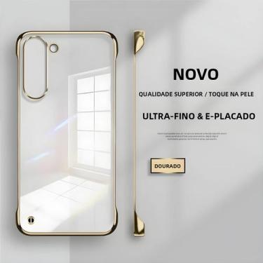 Imagem de Capa Dura Ultra Fina Transparente Sem Moldura Para Samsung S25 S24 S23
