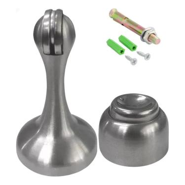 Imagem de 2X Prendedor De Porta Trava Porta Magnetico Fixador Chão/Par