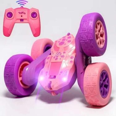 Imagem de Carrinho Rosa Infantil Stunt Rc Compra Segura - Atena
