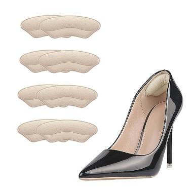 Imagem de JEVRKAPZ 4 pares de protetores de calcanhar, enchimentos de calcanhar para mulheres, inserções de calcanhar premium, forro para homens e mulheres, protetores de calcanhar, almofadas que evitam o
