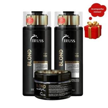 Imagem de Truss Blond Shampoo e Condicionador 300ml + Mask Blond 180g