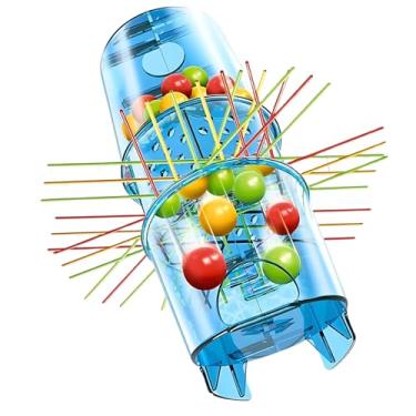 Imagem de Jogo Puxa Varetas Infantil com Bolinhas Coloridas, Brinquedo Educativo de Estratégia e Coordenação Motora para Crianças a partir de 5 Anos