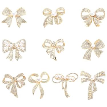 Imagem de UR URLIFEHALL 10 peças, 10 estilos, alfinetes de laço, alfinetes, alfinetes, lapela para terno, mochila, bolsas, roupas, casacos, bonés, artesanato DIY