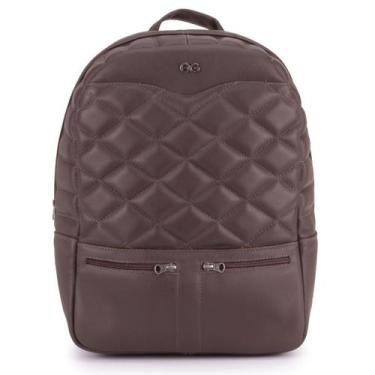 Imagem de Mochila Feminina Escolar Faculdade Para notebook Couro Legítimo - ELLO