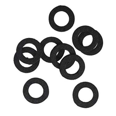 Imagem de F Fityle Almofadas de feltro para trompete com válvula de trompete de feltro para arruelas de feltro acessórios de trompete (10 peças) - Preto