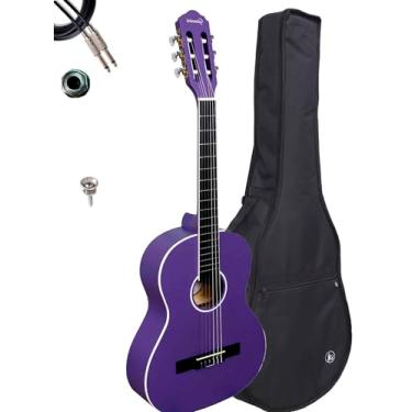 Imagem de Violão Eletroacústico Giannini N6 P/Canhoto + Acessórios (Purple Satin)