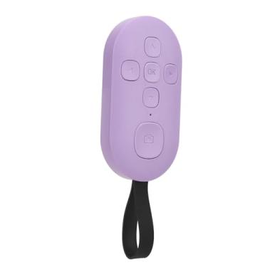 Imagem de Greensen Controle Remoto, Página Remota de Telefone Passador de Páginas Sem Fio Disparador de Câmera Rolador de TikTok Clicker de Selfie Com Carregamento USB Tipo C para Smartphones (Roxo)