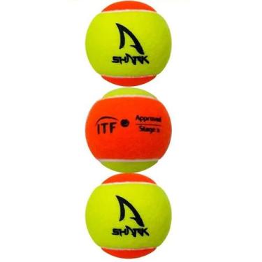 Imagem de Bola de Beach Tennis Shark com 3 unidades