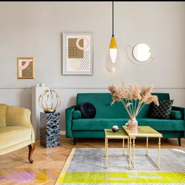 Imagem de Pendente Gem 13cmx27,5cm 1X25W E14 Bella Iluminação Bronze