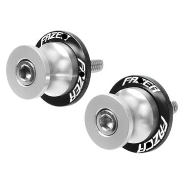 Imagem de BYYINGSUS Acessórios de motocicleta M6 Sliders Spools Parafusos de suporte compatíveis com FZ1 FZ 1 FA&zer 2001-2013 (6 mm prata)