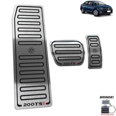 Imagem de Pedaleiras + Descanso Virtus 200 Tsi 2018 A 2020 Preto