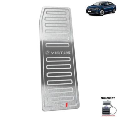 Imagem de Descanso De Pé Aço Inox Virtus Tsi 2018 2019 2020 Prata