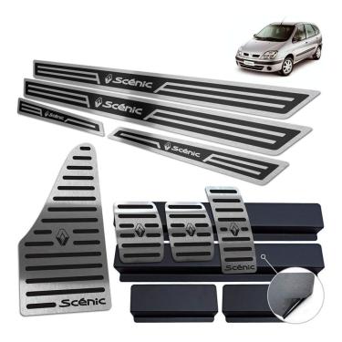 Imagem de Soleira Pedaleira Descanso Scenic 2001 A 11 Manual Preto AR