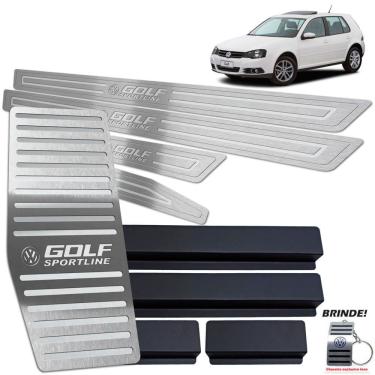 Imagem de Soleira  Descanso Golf Sportline Até 2014 Prata Baixo Relevo