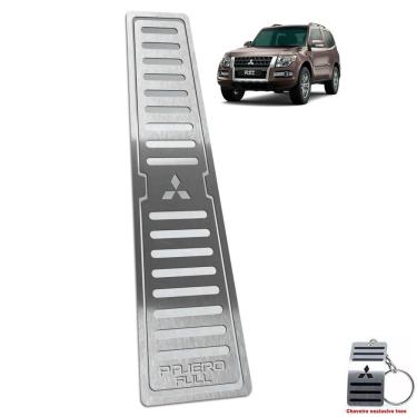 Imagem de Descanso De Pé Inox Mitsubishi Pajero Full 2015 A 2020 Prata